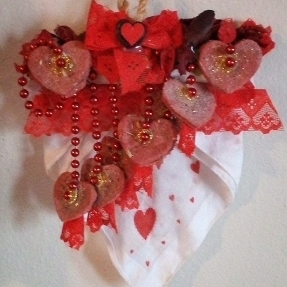 Door knocker valentine ornament